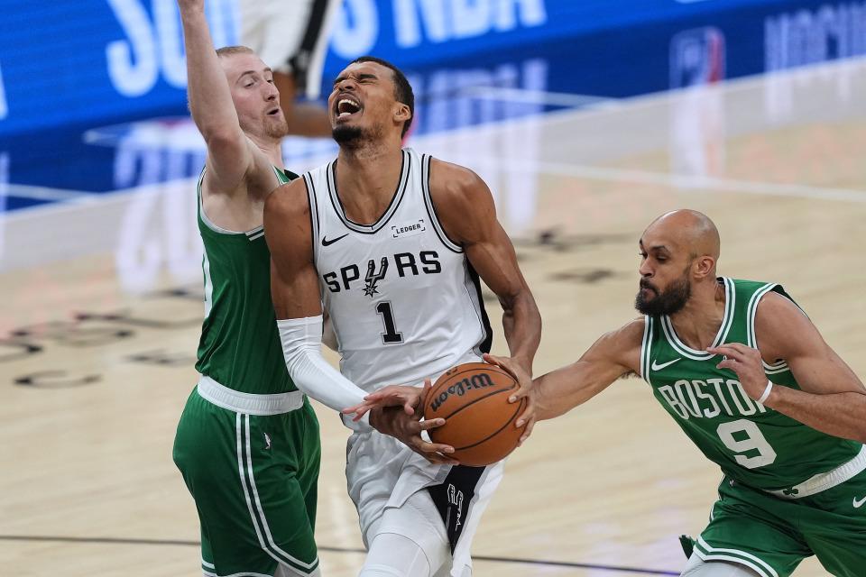 一号娱乐-8三分轰39+11,文班平生涯纪录!3点助马刺17战16胜连斩争冠大热